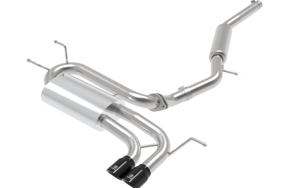 aFe Takeda 2-1/2in SS-304 Cat-Back Exhausts w/ Black Tip 16-19 Mazda MX-5 Miata ND 2.0T - Exhaust Mufflers & Tips
