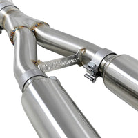 aFe Takeda 2.5in 304 SS Cat-Back Exhaust System w/ Carbon Fiber Tips 16-18 Infiniti Q50 V6-3.0L (tt) - Mufflers &