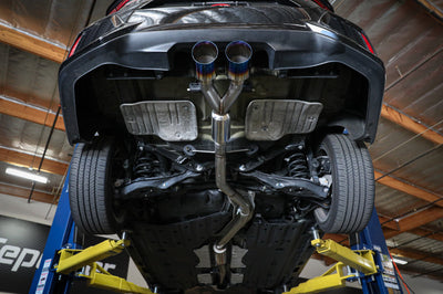 aFe Takeda 2.5in 304SS Cat-Back Exhaust System w/ Black Tips 17-20 Honda Civic Si Sedan I4 1.5L - Mufflers &