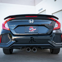 aFe Takeda 2.5in 304SS Cat-Back Exhaust System w/ Carbon Tips 17-20 Honda Civic Si Sedan I4 1.5L - Mufflers &
