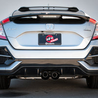 aFe Takeda 3in 304 SS Cat-Back Exhaust System w/Black Tips 17-20 Honda Civic Sport L4-1.5L (t) - Mufflers &