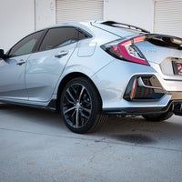 aFe Takeda 3in 304 SS Cat-Back Exhaust System w/CF Tips 17-20 Honda Civic Sport L4-1.5L (t) - Mufflers &