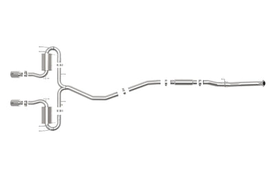 aFe Takeda 3in 304 SS Cat-Back Exhaust System w/Polished Tips 17-21 Honda Civic Sport L4-1.5L (t) - Mufflers &