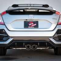 aFe Takeda 3in 304 SS Cat-Back Exhaust System w/Polished Tips 17-21 Honda Civic Sport L4-1.5L (t) - Mufflers &