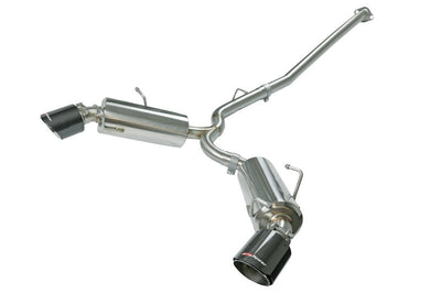 aFe Takeda Exhaust Axle-Back 13-15 Scion FRS / Subaru BRZ 304SS Carbon Fiber Dual Tips - Mufflers &