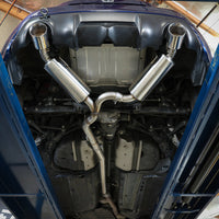 aFe Takeda Exhaust Axle-Back 13-15 Scion FRS / Subaru BRZ 304SS Carbon Fiber Dual Tips - Mufflers &