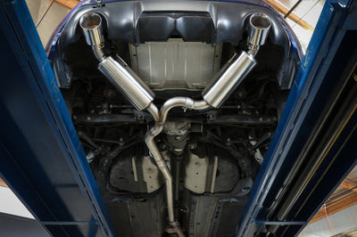 aFe Takeda Exhaust Axle-Back 13-15 Scion FRS / Subaru BRZ 304SS Carbon Fiber Dual Tips - Mufflers &