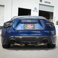 aFe Takeda Exhaust Axle-Back 13-15 Scion FRS / Subaru BRZ 304SS Carbon Fiber Dual Tips - Mufflers &