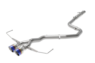 aFe Takeda Exhaust Cat-Back 19-20 Hyundai Veloster 304SS Blue Flame Dual Tips - Mufflers &
