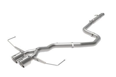 aFe Takeda Exhaust Cat-Back 19-20 Hyundai Veloster 304SS Polished Dual Tips - Mufflers &