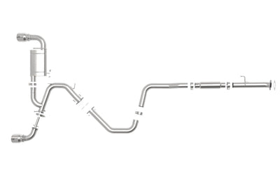 aFe Takeda Exhaust Cat-Back 19-20 Hyundai Veloster N 304SS Polished Dual Tips - Mufflers &