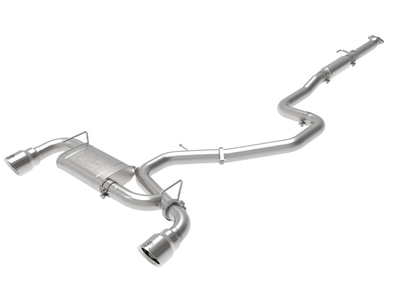 aFe Takeda Exhaust Cat-Back 19-20 Hyundai Veloster N 304SS Polished Dual Tips - Mufflers &