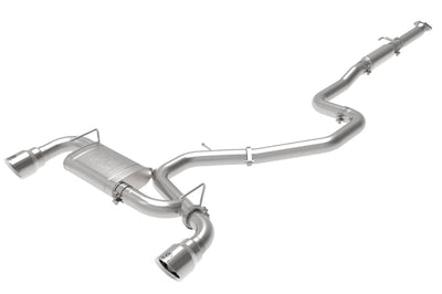 aFe Takeda Exhaust Cat-Back 19-20 Hyundai Veloster N 304SS Polished Dual Tips - Mufflers &