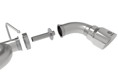 aFe Takeda Exhaust Cat-Back 19-20 Hyundai Veloster N 304SS Polished Dual Tips - Mufflers &