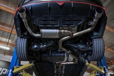 aFe Takeda Hyundai Elantra N 22-23 L4-2.0L (t) 3in 304 SS Cat-Back Exhaust w/ Black Tips - Mufflers &