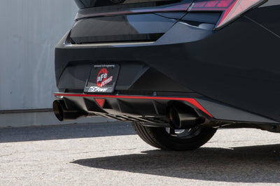 aFe Takeda Hyundai Elantra N 22-23 L4-2.0L (t) 3in 304 SS Cat-Back Exhaust w/ Black Tips - Mufflers &