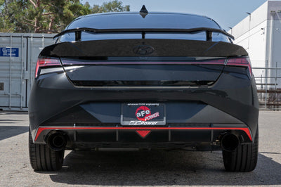 aFe Takeda Hyundai Elantra N 22-23 L4-2.0L (t) 3in 304 SS Cat-Back Exhaust w/ Black Tips - Mufflers &