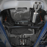 aFe Takeda Series 2 1/2in 304 SS Cat-Back 14-19 Ford Fiesta L4-1.6L (t) w/Black Tip - Exhaust Mufflers & Tips