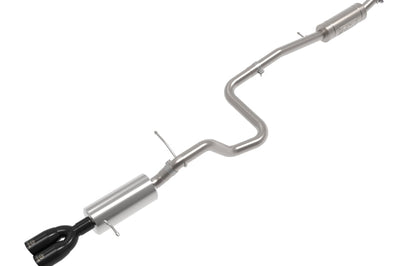 aFe Takeda Series 2 1/2in 304 SS Cat-Back 14-19 Ford Fiesta L4-1.6L (t) w/Black Tip - Exhaust Mufflers & Tips