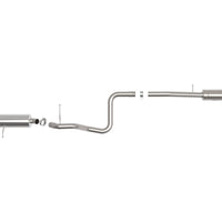 aFe Takeda Series 2 1/2in 304 SS Cat-Back 14-19 Ford Fiesta L4-1.6L (t) w/Black Tip - Exhaust Mufflers & Tips