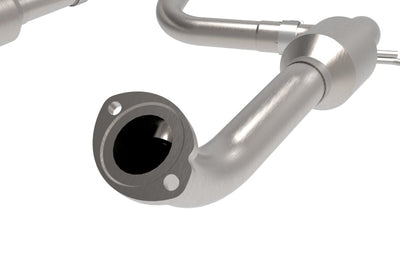 aFe Toyota Tacoma 16-17 V6-3.5L Twisted Steel Y-Pipe w/ Cat - Exhaust Mufflers & Tips