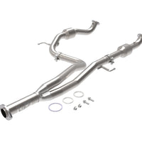 aFe Toyota Tacoma 16-17 V6-3.5L Twisted Steel Y-Pipe w/ Cat - Exhaust Mufflers & Tips