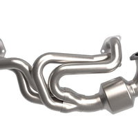 aFe Twisted Steel 304 Stainless Header w/ Cat 13-19 Subaru Outback H4-2.4L - Exhaust Mufflers & Tips