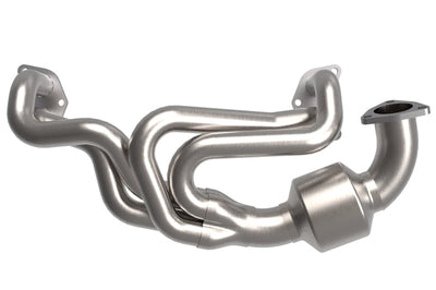 aFe Twisted Steel 304 Stainless Header w/ Cat 13-19 Subaru Outback H4-2.4L - Exhaust Mufflers & Tips