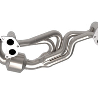 aFe Twisted Steel 304 Stainless Header w/ Cat 13-19 Subaru Outback H4-2.4L - Exhaust Mufflers & Tips