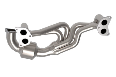 aFe Twisted Steel 304 Stainless Header w/ Cat 13-19 Subaru Outback H4-2.4L - Exhaust Mufflers & Tips