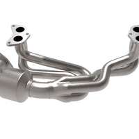 aFe Twisted Steel 304 Stainless Header w/ Cat 13-19 Subaru Outback H4-2.4L - Exhaust Mufflers & Tips