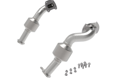 aFe Twisted Steel Down Pipe 409SS w/ Cat 16-17 Toyota Tacoma V6-3.5L - Exhaust Mufflers & Tips