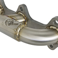 aFe Twisted Steel Header Turbo Manifold (T3) 98.5-02 Dodge Diesel Trucks L6 5.9L (td) - Exhaust Mufflers & Tips