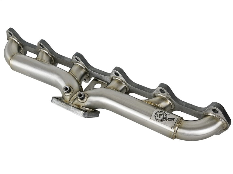aFe Twisted Steel Header Turbo Manifold (T3) 98.5-02 Dodge Diesel Trucks L6 5.9L (td) - Exhaust Mufflers & Tips