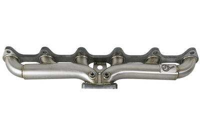 aFe Twisted Steel Header Turbo Manifold (T3) 98.5-02 Dodge Diesel Trucks L6 5.9L (td) - Exhaust Mufflers & Tips