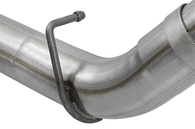 aFe Victory Series 4in 409-SS DPF-Back Exhaust w/ Dual Black Tips 2017 GM Duramax V8-6.6L(td) L5P - Mufflers &