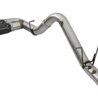 aFe Victory Series 4in 409-SS DPF-Back Exhaust w/ Dual Black Tips 2017 GM Duramax V8-6.6L(td) L5P - Mufflers &
