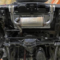 aFe Vulcan 3in 304 SS Axle-Back Exhaust 2021 Ford Bronco L4-2.3L (t)/V6-2.7L (tt) w/ Carbon Tips - Mufflers &