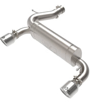 aFe Vulcan 3in 304 SS Axle-Back Exhaust 2021 Ford Bronco L4-2.3L (t)/V6-2.7L (tt) w/ Polished Tips - Mufflers &