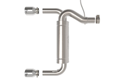 aFe Vulcan 3in 304 SS Axle-Back Exhaust 2021 Ford Bronco L4-2.3L (t)/V6-2.7L (tt) w/ Polished Tips - Mufflers &