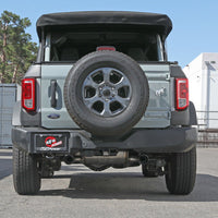 aFe Vulcan 3in 304 SS Cat-Back Exhaust 2021 Ford Bronco L4-2.3L (t)/V6-2.7L (tt) w/ Black Tips - Mufflers &