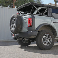 aFe Vulcan 3in 304 SS Cat-Back Exhaust 2021 Ford Bronco L4-2.3L (t)/V6-2.7L (tt) w/ Black Tips - Mufflers &