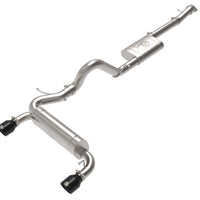 aFe Vulcan 3in 304 SS Cat-Back Exhaust 2021 Ford Bronco L4-2.3L (t)/V6-2.7L (tt) w/ Black Tips - Mufflers &