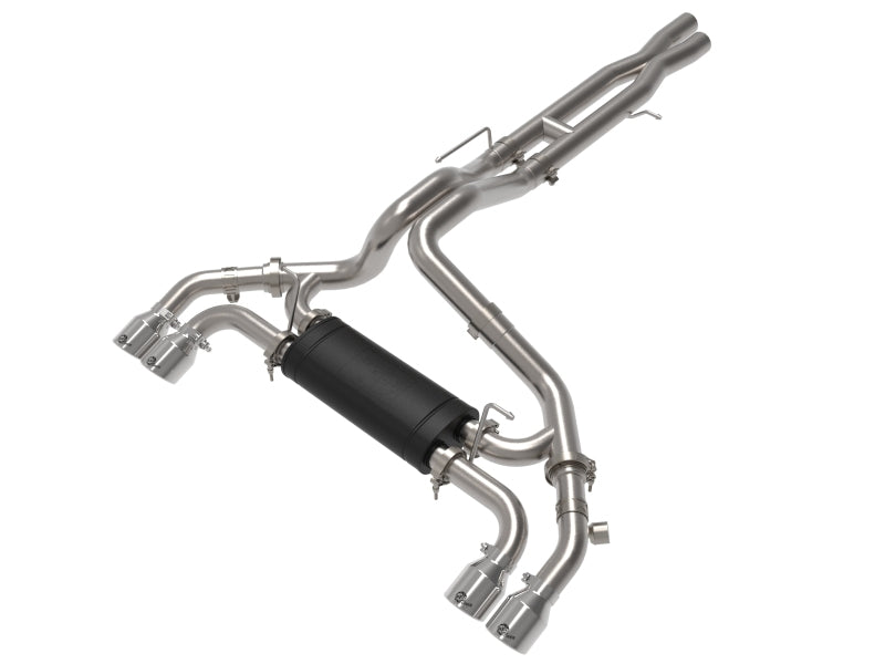 aFe Vulcan Series 2.5in 304SS Cat-Back Exhaust 2021+ Jeep Wrangler 392 6.4L w/ Polished Tips - Mufflers &