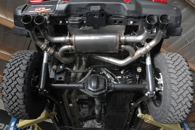 aFe Vulcan Series 2.5in 304SS Cat-Back Exhaust 2021+ Jeep Wrangler 392 6.4L w/ Polished Tips - Mufflers &