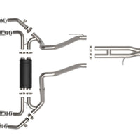 aFe Vulcan Series 2.5in 304SS Cat-Back Exhaust 2021+ Jeep Wrangler 392 6.4L w/ Polished Tips - Mufflers &