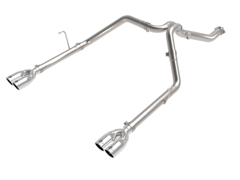 aFe Vulcan Series 3in 304SS Cat-Back 21 Jeep Gladiator V6-3.0L (td) - Dual Polished Tip - Exhaust Mufflers & Tips