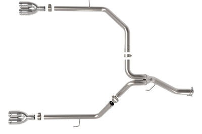 aFe Vulcan Series 3in 304SS Cat-Back 21 Jeep Gladiator V6-3.0L (td) - Dual Polished Tip - Exhaust Mufflers & Tips