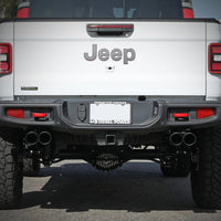 aFe Vulcan Series 3in 304SS DPF-Back 21 Jeep Gladiator V6-3.0L (td) Dual Black Tip - Exhaust Mufflers & Tips