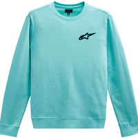 Alpinestars Ageless Chest Crew Fleece Light Aqua Xl - 2X-Large - Bicycle Collection
